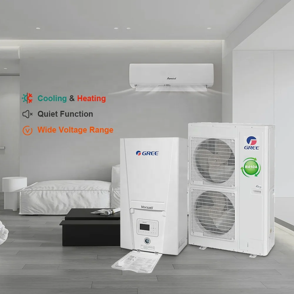 Popular EVI R410a R290 Bomba de calor Fonte de ar Bomba de calor Aquecedor de água Pompa Ciepla ERP A +++ Multi Função