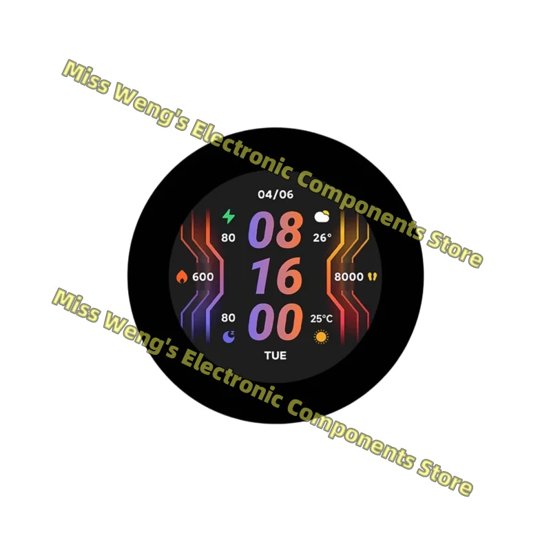 

ESP32-S3 круглая макетная плата сенсорного экрана 2,1 дюйма LCD 262K, LVGL GUI Development ESP32-S3-Touch-LCD-2.1