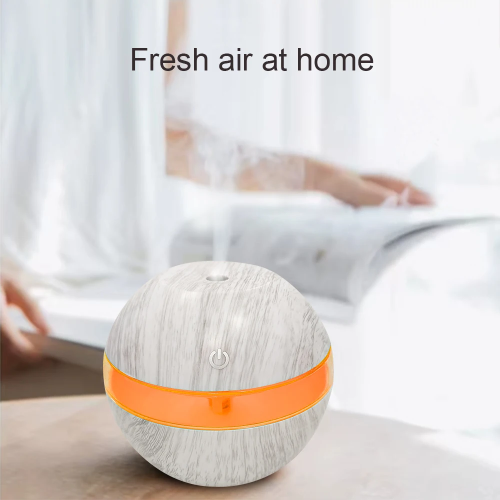 Smart Touch Control Humidifier Diffuser - 300ml Cool Mist, 7 LED Mood Lights, USB-Powered & Pre-Filter System