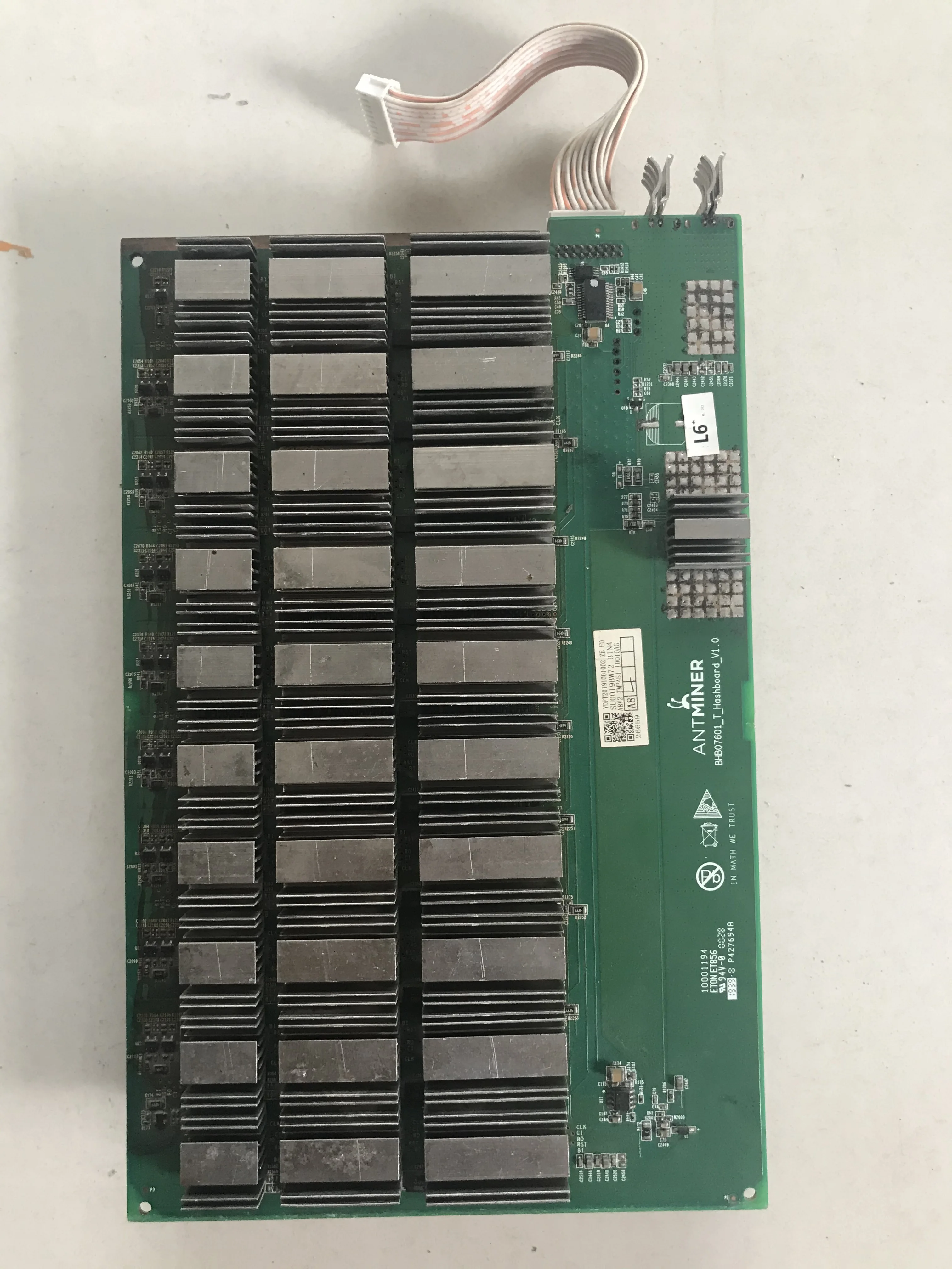 Bitcoin Miner 오리지널 BITMAIN AntMiner T17 42T 분해 해시 보드, 14T BM1397 ASIC 칩 안정적인 속도