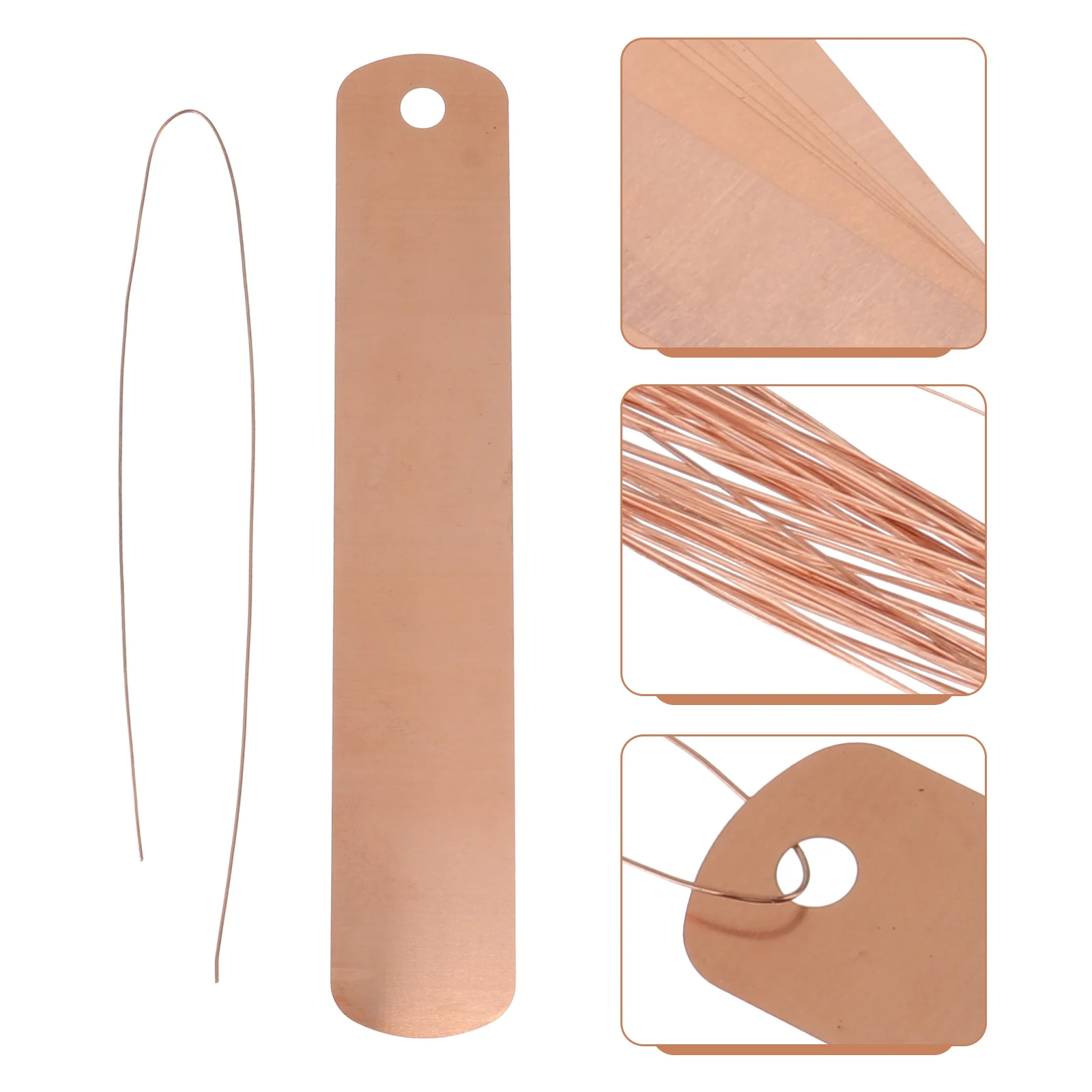 

30 set Copper Plant Labels Garden Tag Hanging Sign Balcony Flower Pot Planter Black Rose Gold Round Metal Plate Lightweight Diy