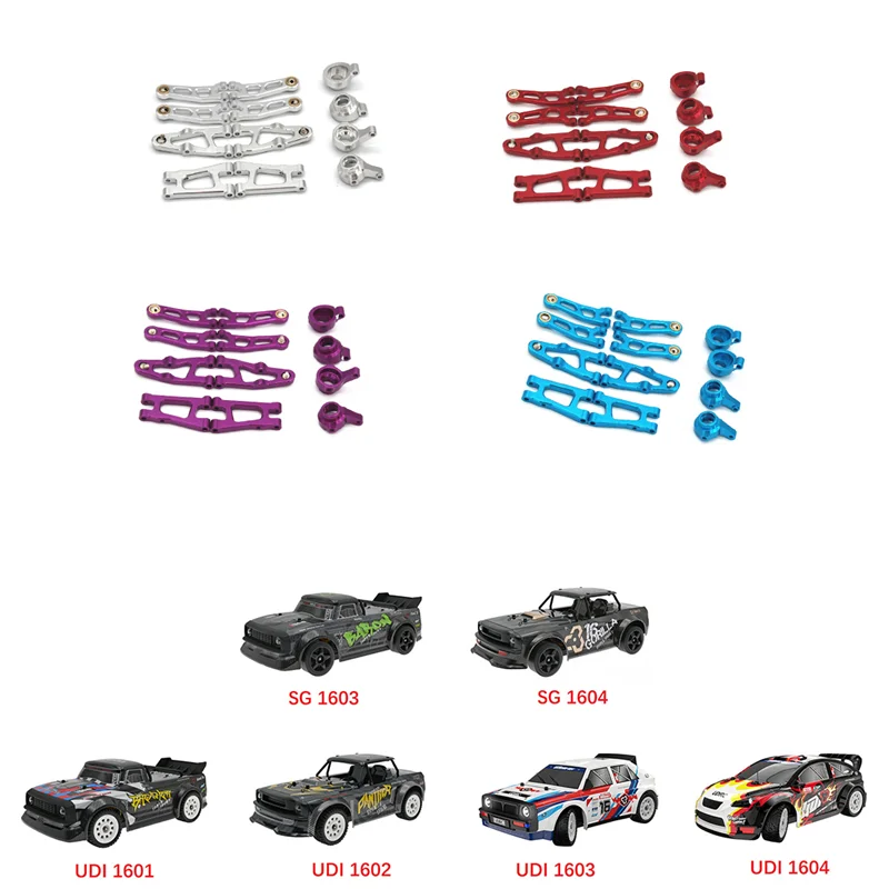 Metal Upgrade Parts Kit for SG 1603 SG 1604 SG1603 SG1604 UD1601 UD1603 UD1604 1/16 RC Car Upgrades Accessories,4