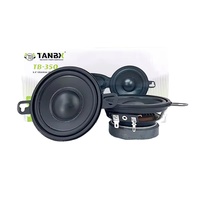 New Modle 3.5 Inch Car Audio Coaxial Speaker 3 Way  High Power Active Auto Speaker(TB-350)