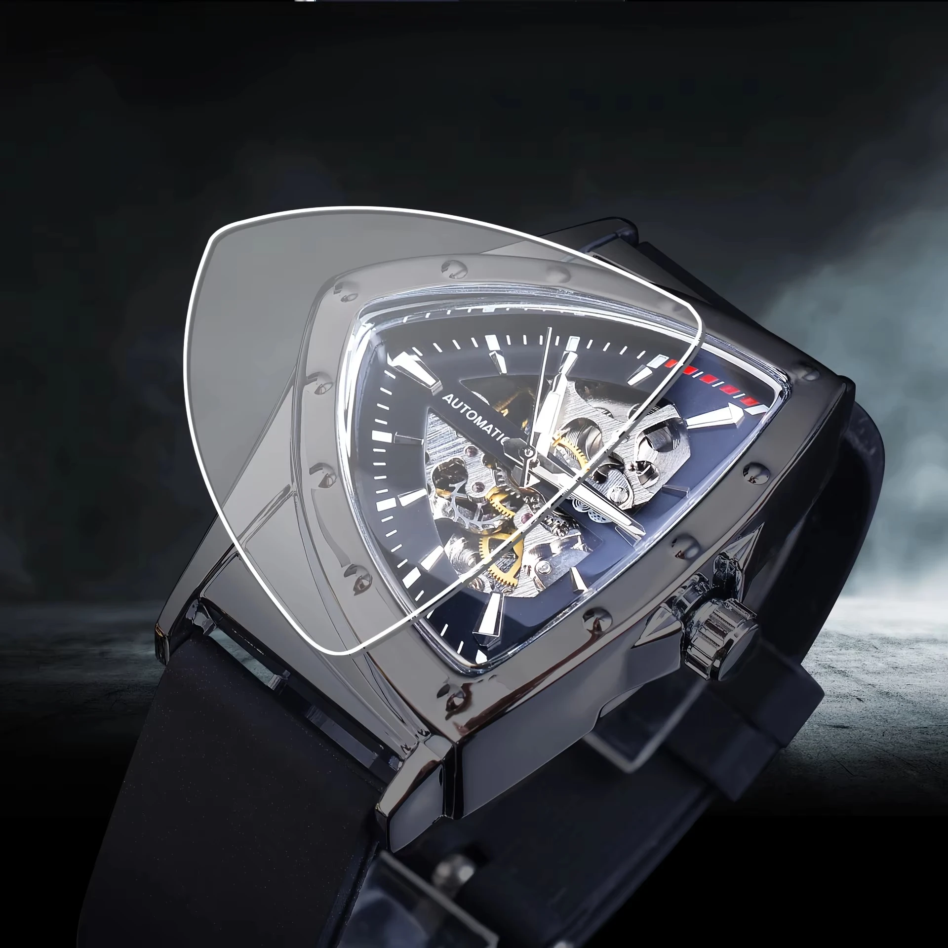 Reloj Mecánico Militar de Lujo - Luxury Watch Rubber Strap reseña y precio