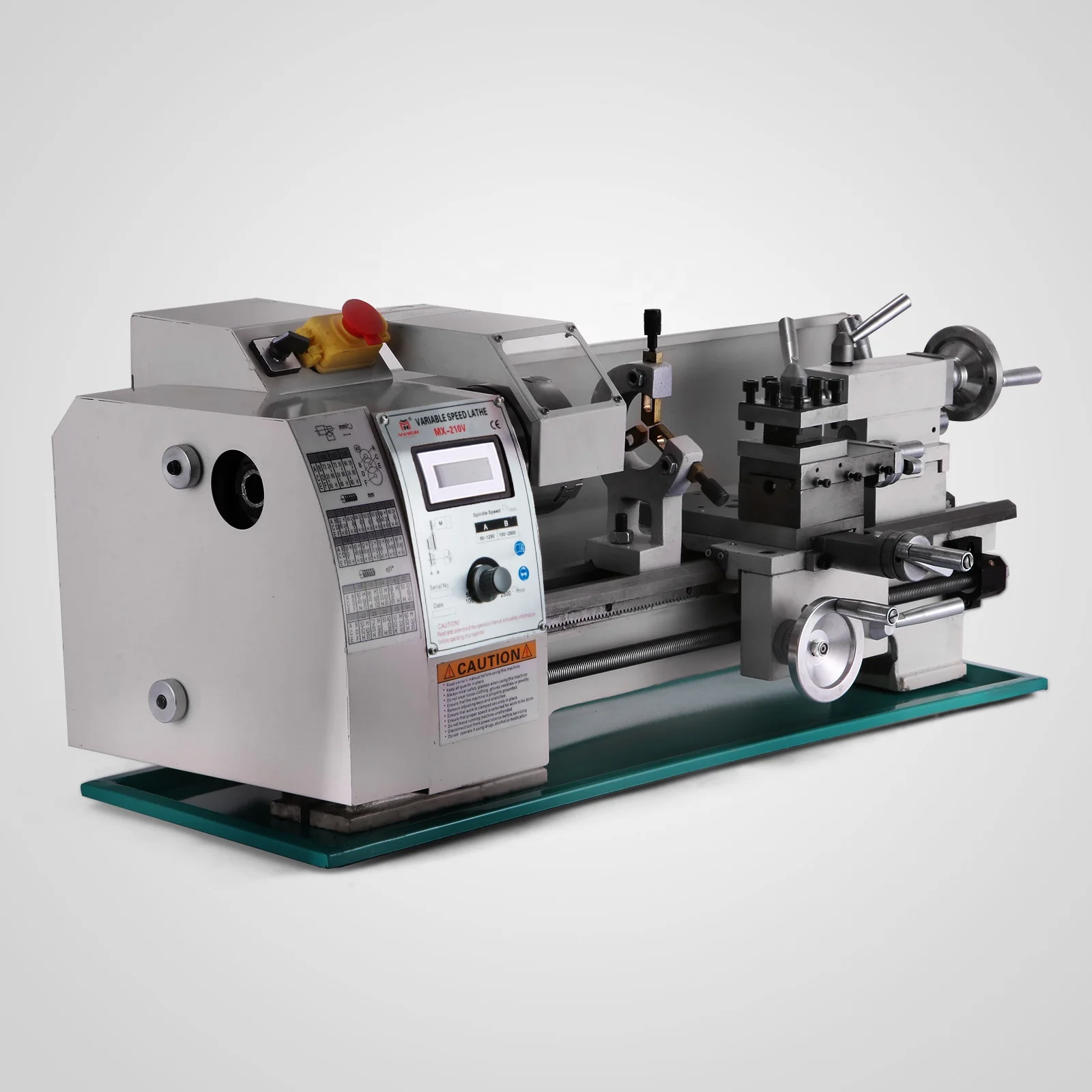 210*400MM 750W metal gear Precision Bench Top Mini manual Lathe Machine For Metal