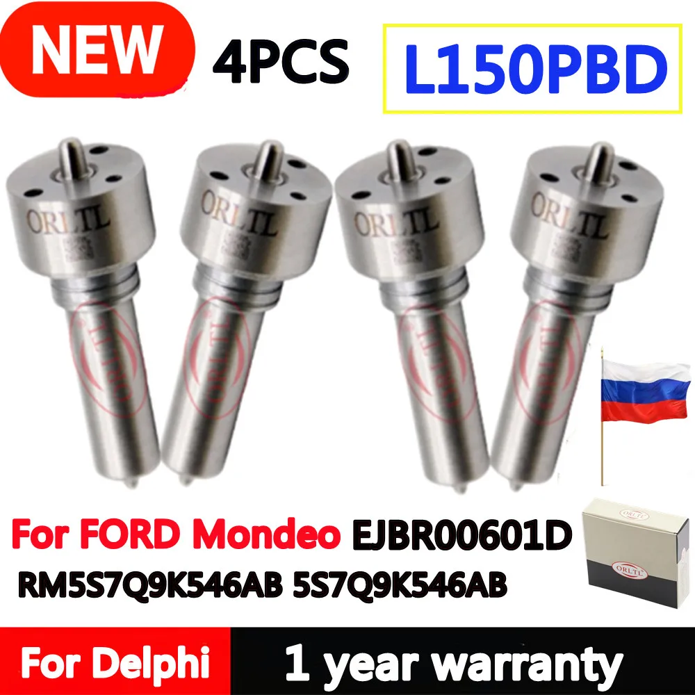 

4PCS L150PBD Diesel Repair Kit Nozzle L150 PBD L150PRD injector EJBR00601D for FORD Mondeo RM5S7Q9K546AB 5S7Q9K546AB ORLTL
