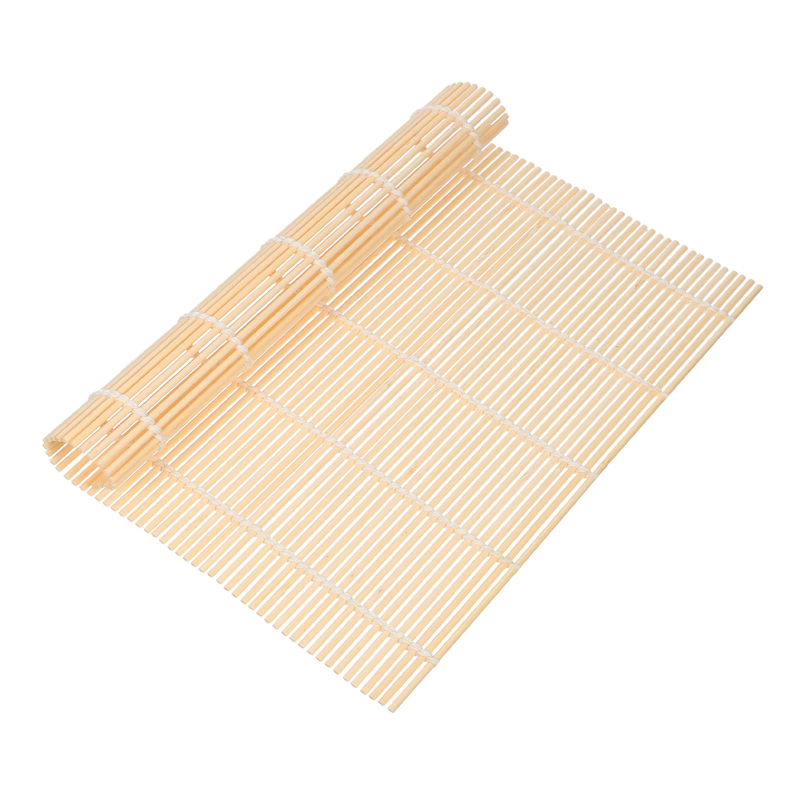 

12Pcs Bamboo Sushi Rolling Mat Nonstick 24x24cm Japanese Style Sushi Maker Kit for Home Kitchen Party Bamboo Rolling Mat
