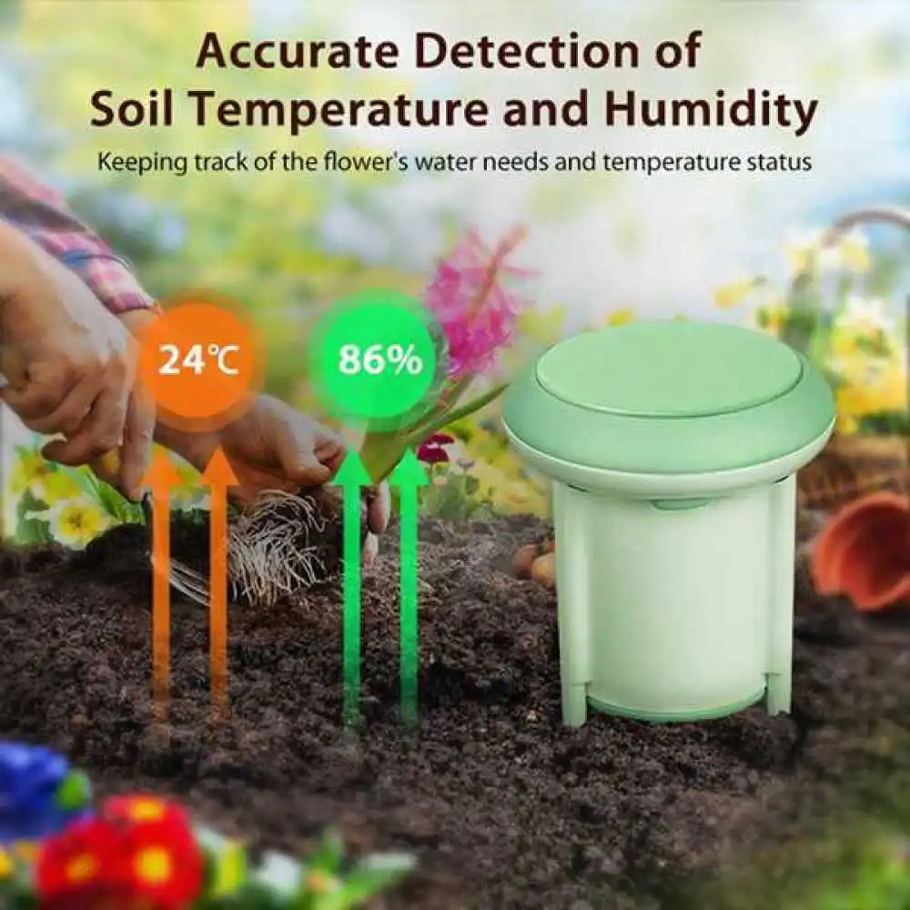 Compact Tuya Compatible Wireless Sensor Battery Operated Plastic Monitoring Device For Office Home Convenience