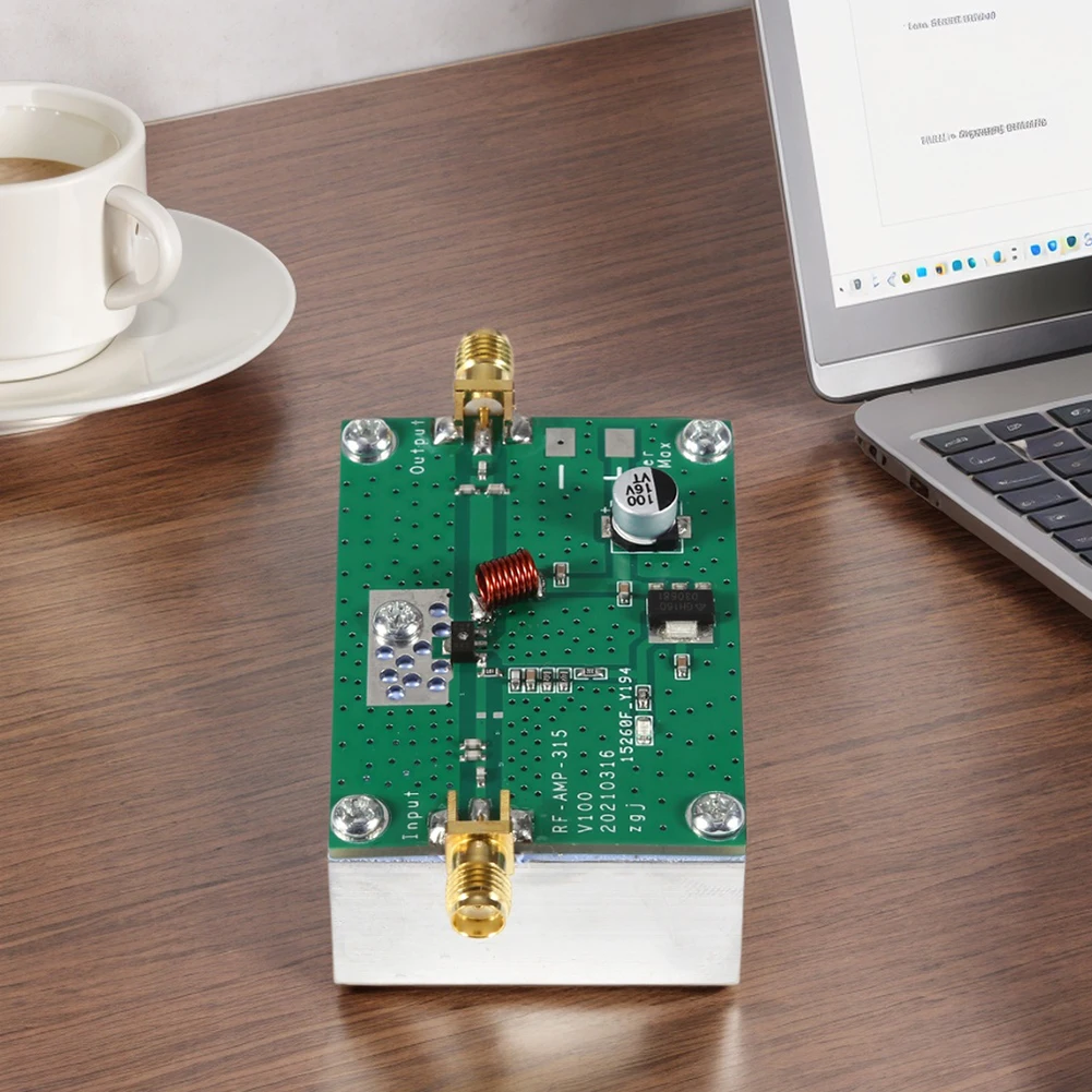 Placa amplificadora de alta frecuencia de 315Mhz y 8W, amplificador de potencia RF hembra Sma-K para Control remoto de 315m, amplificador de Control de vuelo