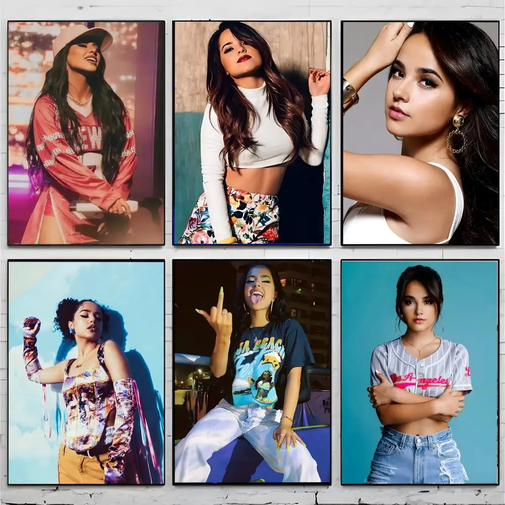 Music Artist Singer Becky G Poster Premium Decor Art & Gift for Household Lounge Home Ornaments