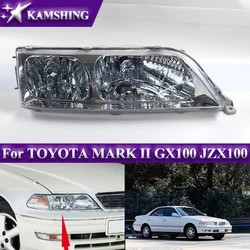 Kamshing 2Bulbs Version Front Bumper Headlight For TOYOTA MARK II GX100 JZX100 Head Light Headlamp Head Lamp