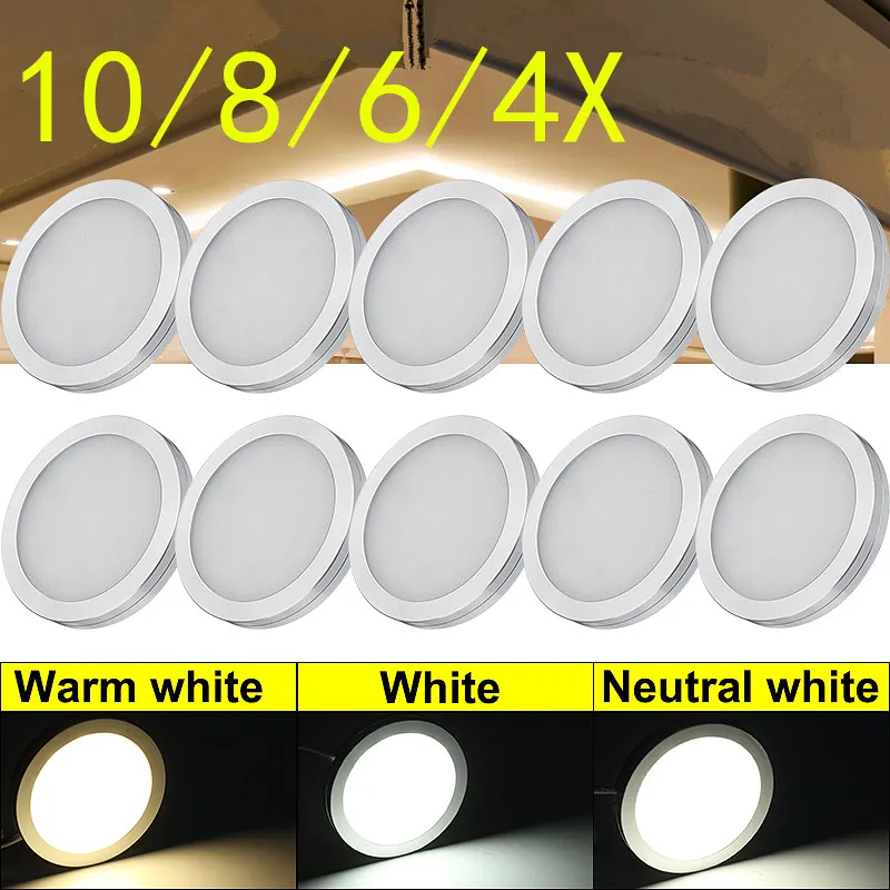 10/8/6/4/1Pcs Interior Lighting Boat Camping Trailer Lights Spot Light Van Camper Caravan Lights Motorhome 12V LED Lights