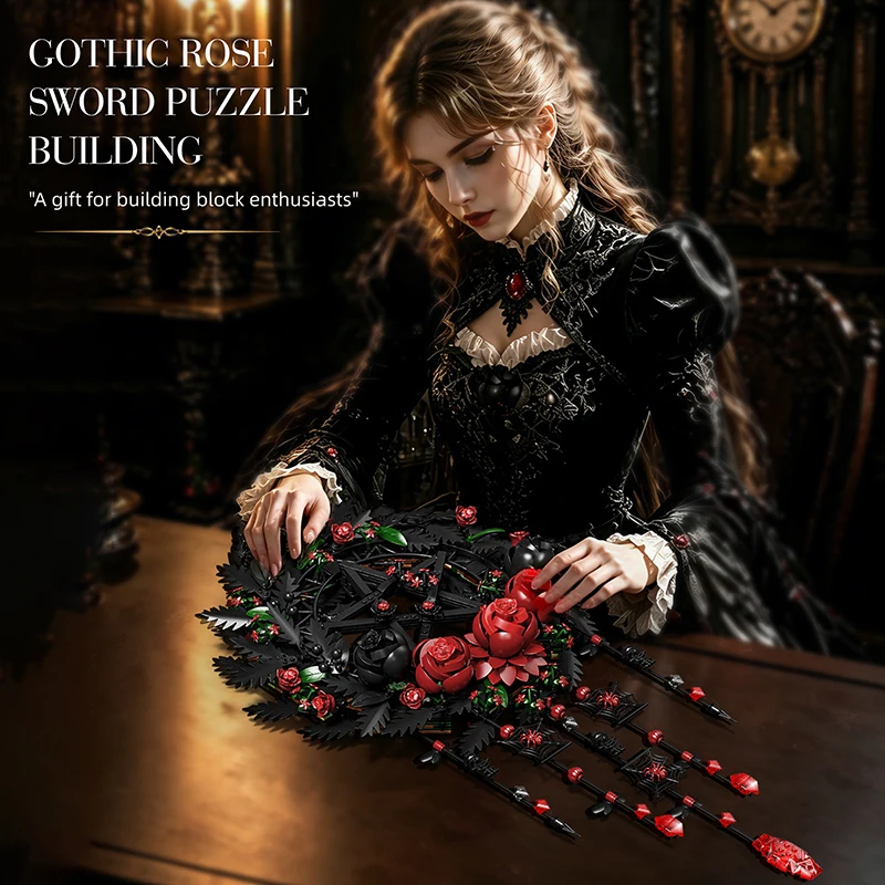 blocchi-da-costruzione-acchiappasogni-in-stile-gotico-nero-e-rosso-con-rose-assemblaggio-scuro-e-misterioso-blocchi-da-costruzione-acchiappasogni-con-pentagramma-oscuro-decorazione-murale-artistica-con-stella-e-rosa