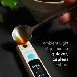 DiFluid Drip Leaf Coffee Concentration Tester High Precision Detection Meter Connection With App TDS Measure Coffee Accessories