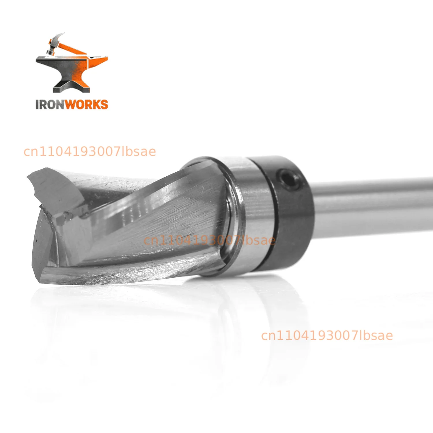 Carbide Tipped Flush Trim Plunge Template 1/2 Dia x 1/4