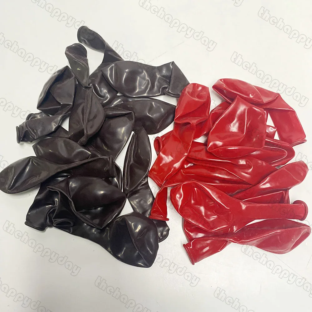 144Pcs Burgundy Wine Red Balloons Garland Kit Translucent Rose Red Balloons DIY Chrome Balloon Arch Wedding Birthday Party Decor