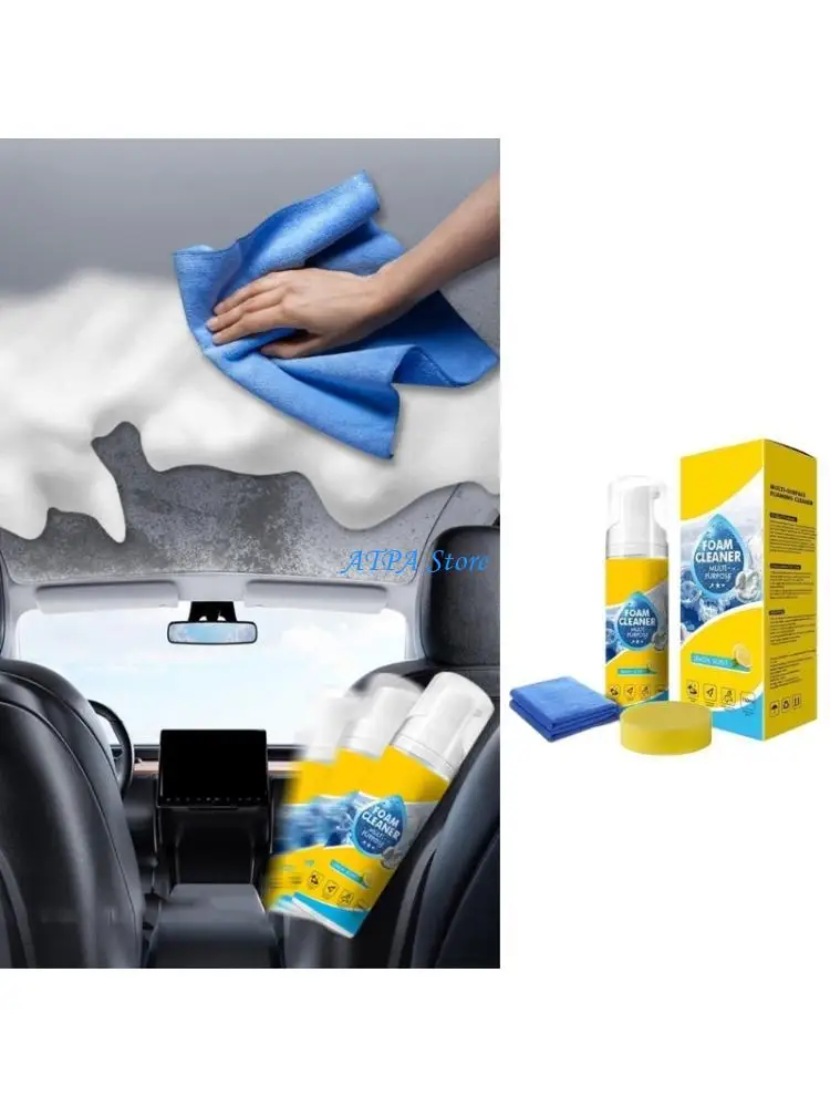 U13C 150ML Foam Cleaner For Car Interior Conditioner Delay Oxidation Leather Liquid Detailing Cleaner