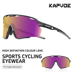 Kapvoe New hot Outdoor Bicycle Sunglasses Cycling Glasses MTB road Driving Bike Eyewear Men Women Sports Hiking UV400 Goggles