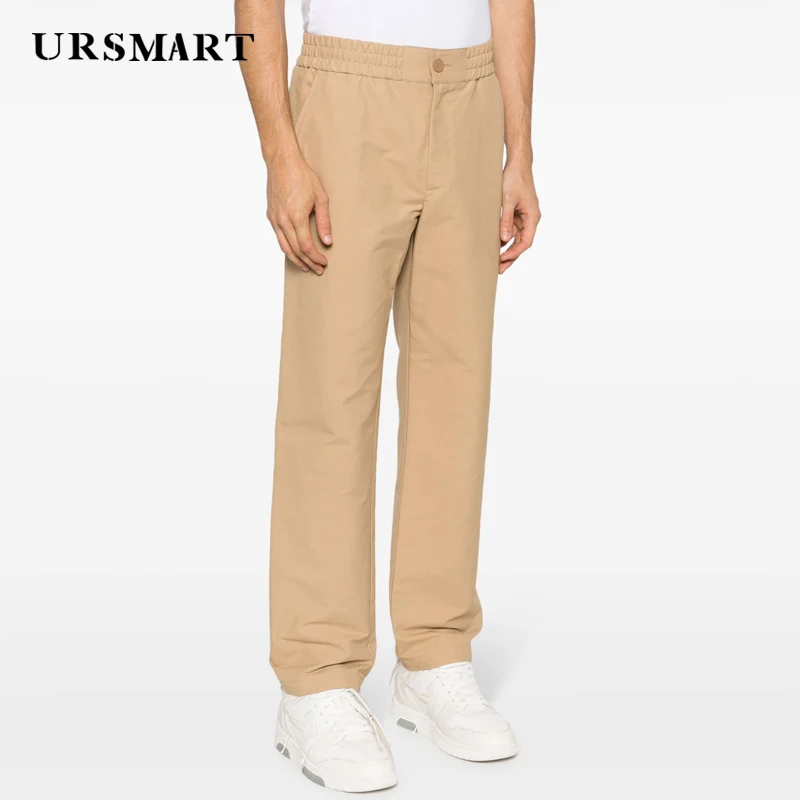 

2024 Classic men's pants khaki cotton elastic waist loose and comfortable casual custom pants for men