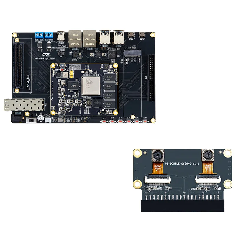 single board computer Puzhi PZ-ZU5EV-FL-KFB Evaluation Kit Xilinx ZYNQ UltraScale+ fpga board extension board