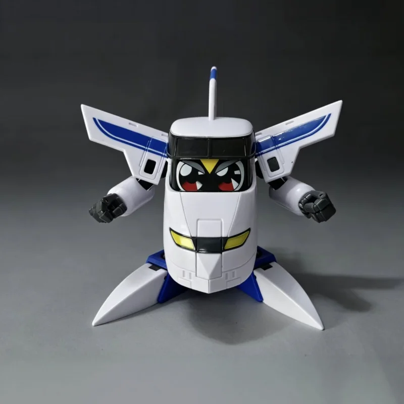 PowerChange Studio DL-MX01 Nozomi, Hikarian Style Transformable Robot Figure, Articulated Shinkansen Train Collectible Model Toy