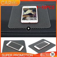 1~10PCS Silicone Car Non-slip Dash Mat Dashboard Sticky Pad Holder Anti Slip Mat For Car Mobile Phone Car Accessories