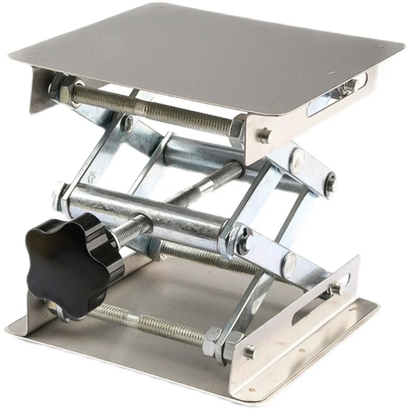 Stainless steel manual lifting platform School science experiment/engineering/small lifting platform durable