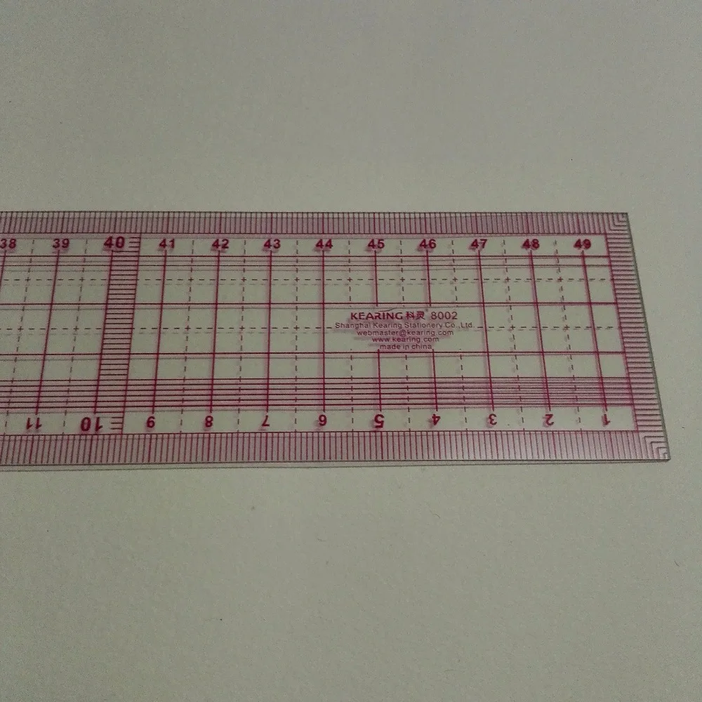 30/50/60cm Straight Patchwork Ruler PVC Ruler Gobernantes para Patchwork  #8001 #8002 #8005 #8006