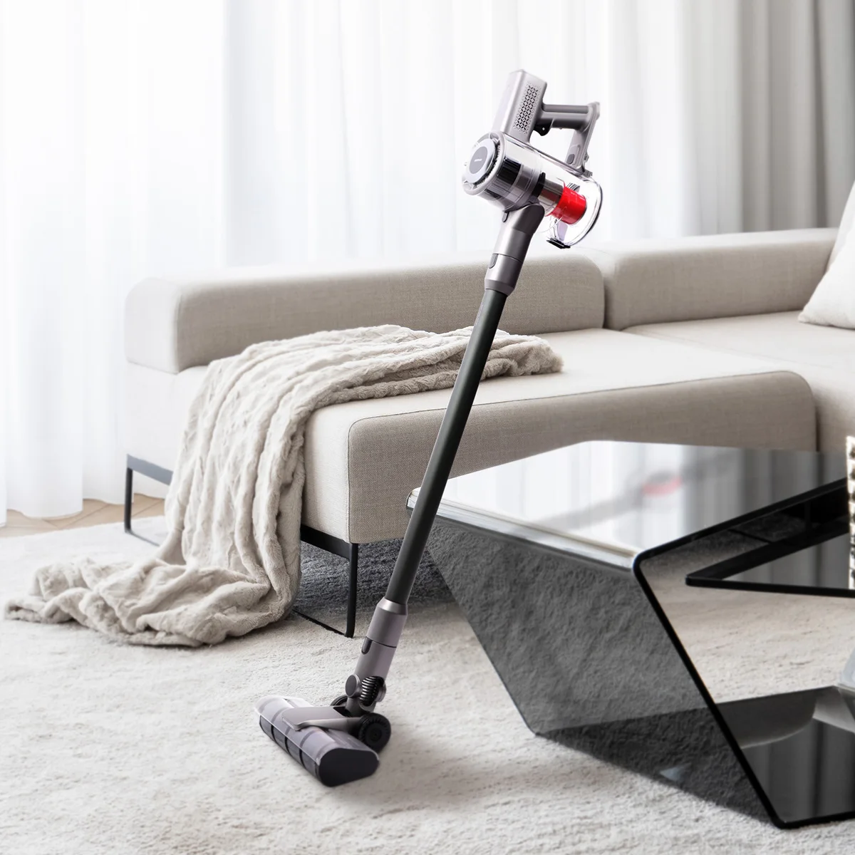 مكنسة كهربائية Mihole M22 لاسلكية خفيفة الوزن 1.5 كجم Bldc 25 سنة