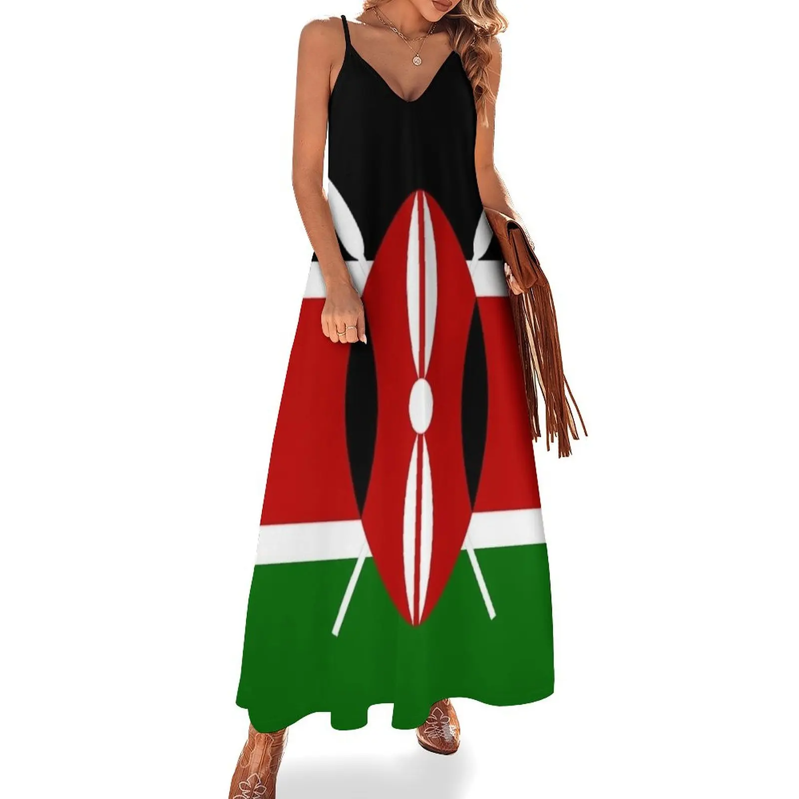 

Kenya Flag. Kenyan Flag. Kenya Flag Gifts. Bendera ya Kenya Sleeveless Dress dress summer women's summer dresses 2025