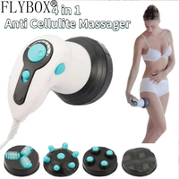 4 in 1 Anti Cellulite Massager Electric Body Innovation Slimming Massager Roller Handheld Infrared Arm Leg Hip Belly Fat Remover