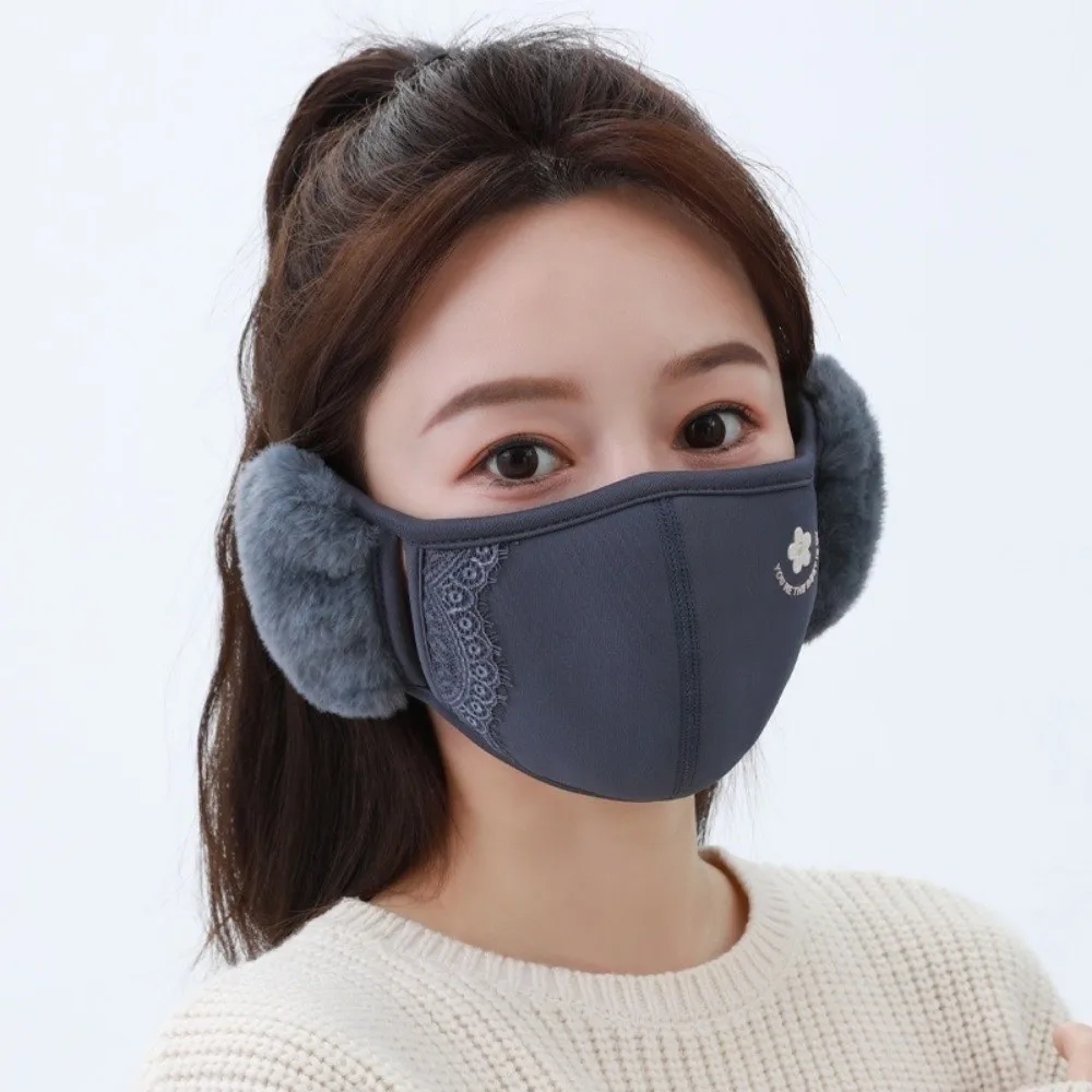 Маска для лица унисекс, осенне-зимняя, теплая, противохолодная, велосипедная маска, дышащая, утолщенная, полнолицевая маска, защита ушей