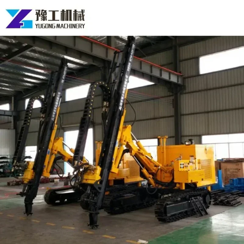 Crawler Jet Grouting Down Hole Drill Hammer Hydraulic Diesel Anchor Drilling Rig Multi-function Drilling Rigs Factory for Sale