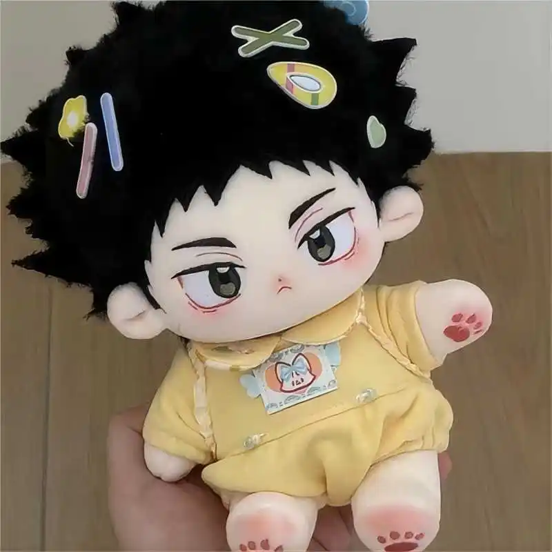 Haikyuu!! iwaizumi hajime Cosplay Cartoon 20cm Maumet Anime Puppet Cotton Doll Naked Baby Cute Furry Adorable Delicacy Exquisite