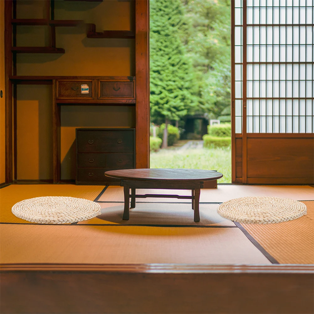 

1Pcs Household Seat Cushion Gentle Rattan Materials Versatile Comfortable Tatami Floor Mat Woven Rattan Cushion