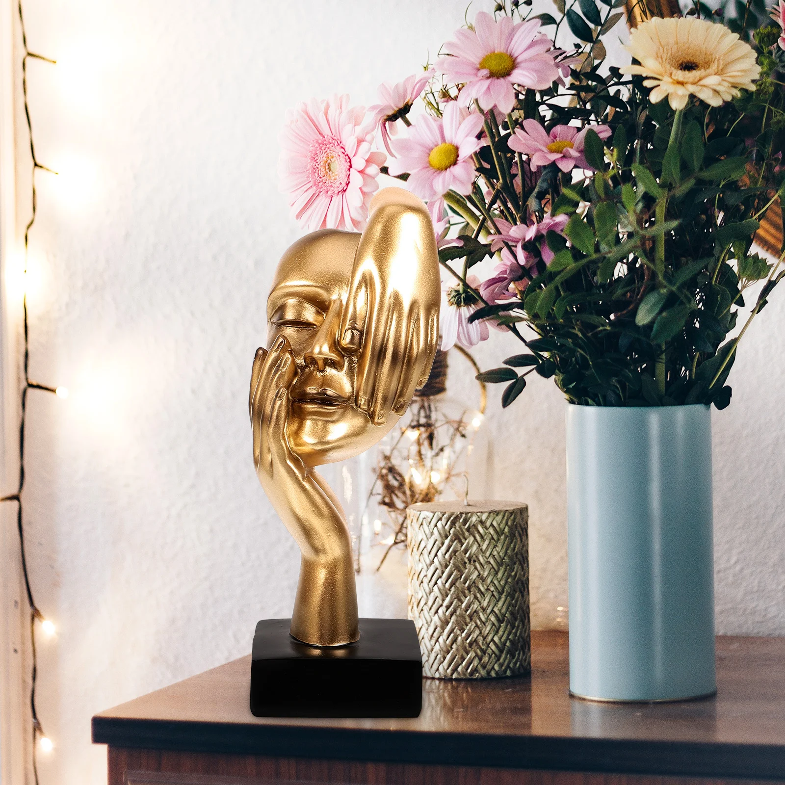 

Decorations Hand Statues for Resin Mask Decorative Sculpture Desktop Gesture Ornament
