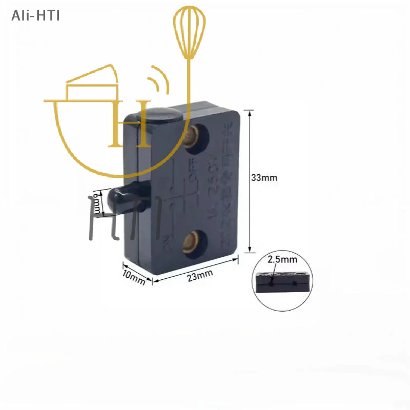 Automatic Reset Cabinet Light Switch Door Control Contact Switch Easy Mount Wardrobe Closet Lamp Trigger for Home Cabinetry