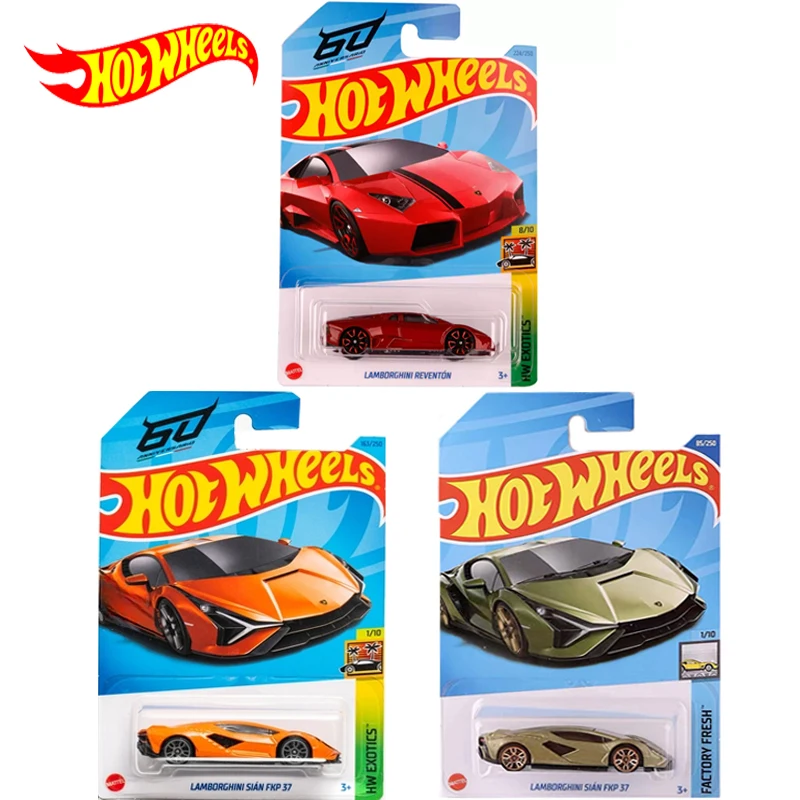 Original Hot Wheels Car Lamborghini Reventon Children Toys for Boys Voiture Miniature 1/64 Diecast Carro Go Anniversarid Edition