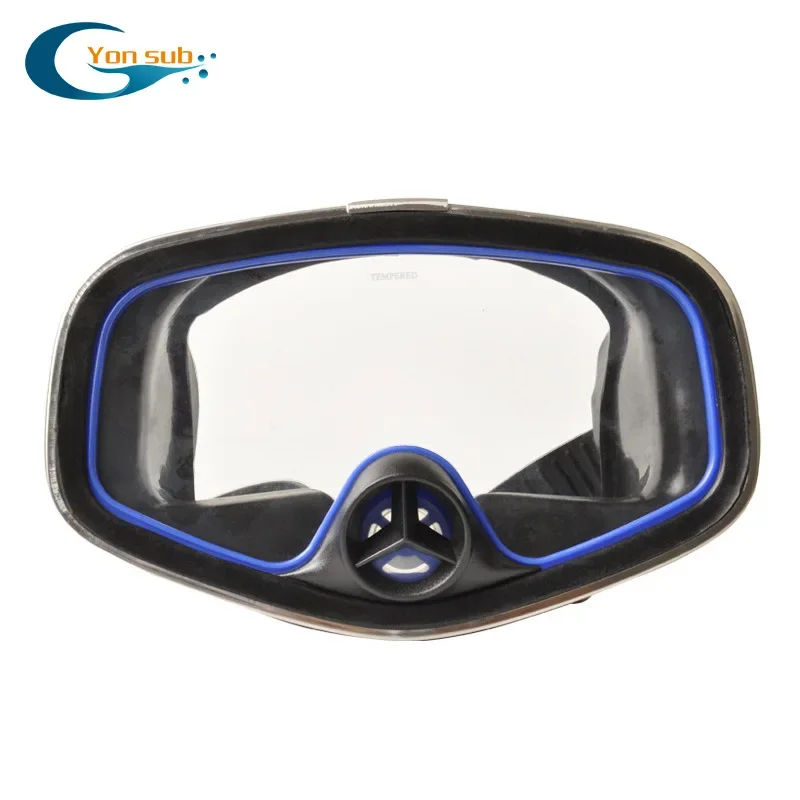 Professional Valve Submarine Mirror Rubber Large Frame Adult Sailing Special Lightweight Equipment Tempered Glass Face Mirrors