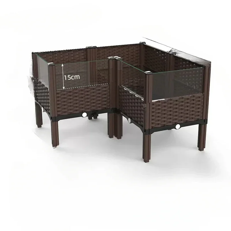 

Долговечный резервуар для кормления черепахи с желтыми краями, специальный резервуар для кормления-амфибии, очень большой экологический ландшафтный завод, бытовой полува