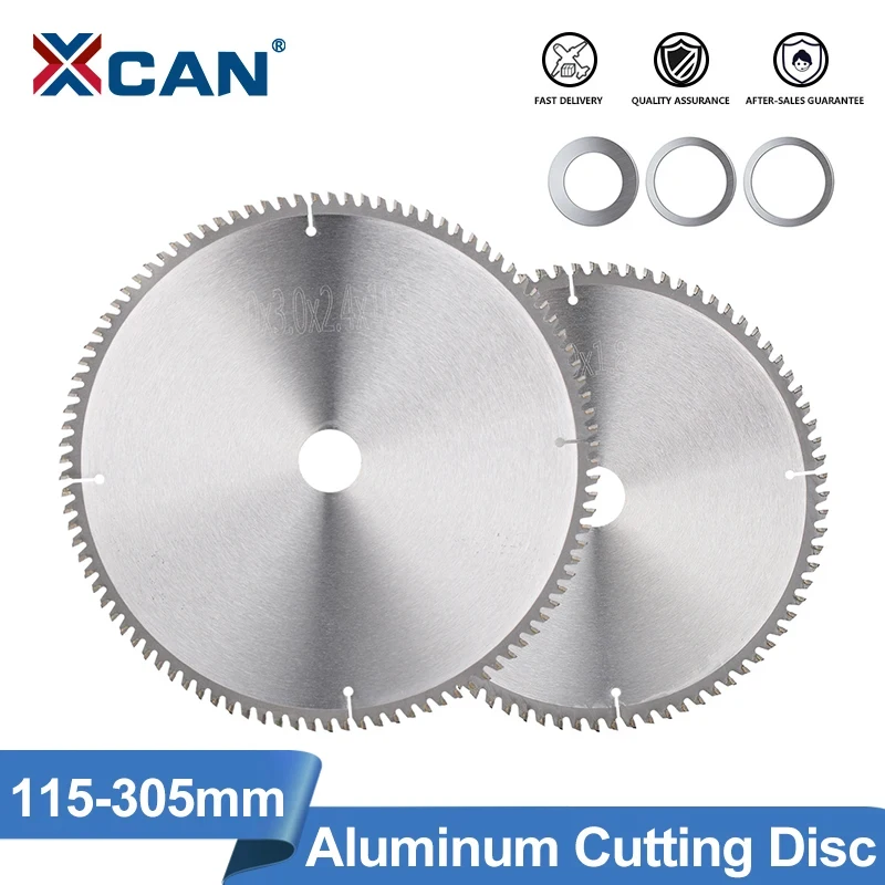 XCAN brzeszczot aluminiowa tarcza tnąca brzeszczot z węglików spiekanych do cięcia drewna z metali kolorowych 115/190/235/250/260/305mm