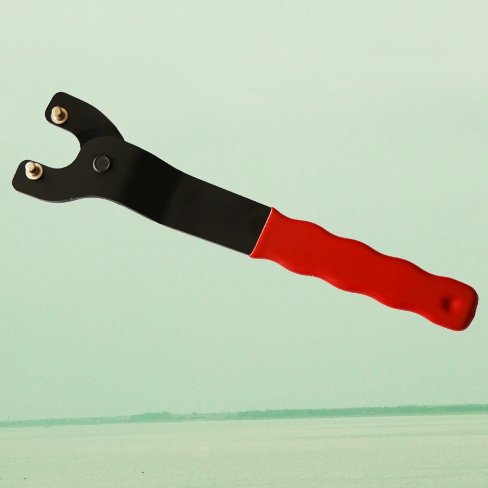 

Professional Adjustable Angle Mill Wrench Durable Material Fit Daily Use Grinder Handle Pin Spanner Wrench Anti Rust