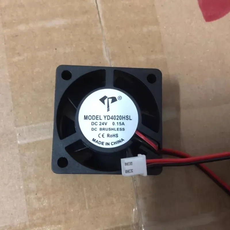 

1 шт. YD4020HSL DC 24V 0.15A 4CM 2-проводной вентилятор охлаждения для сервера