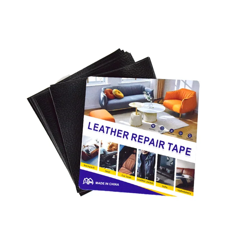 رقعة إصلاح الأريكة الجلدية ذاتية اللصق من أمازون عبر الحدود، رقعة مقعد جلدية، شريط إصلاح وسادة مقعد السيارة الكهربائية