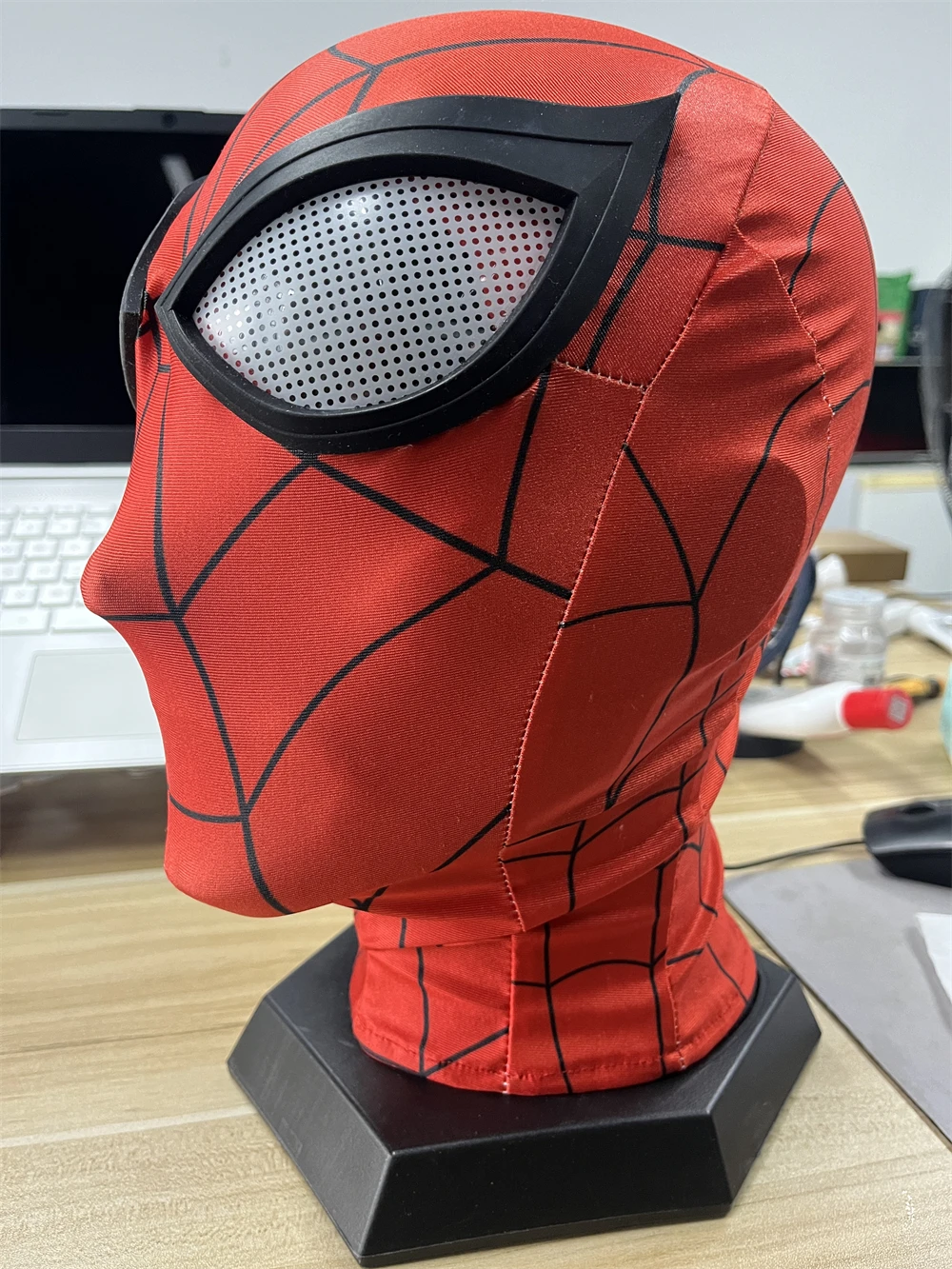 Marvel Spider-Man Mask Superhero Halloween Cosplay Masks Costume Spandex Fabric Material Role-playing Headwear for Man Gift