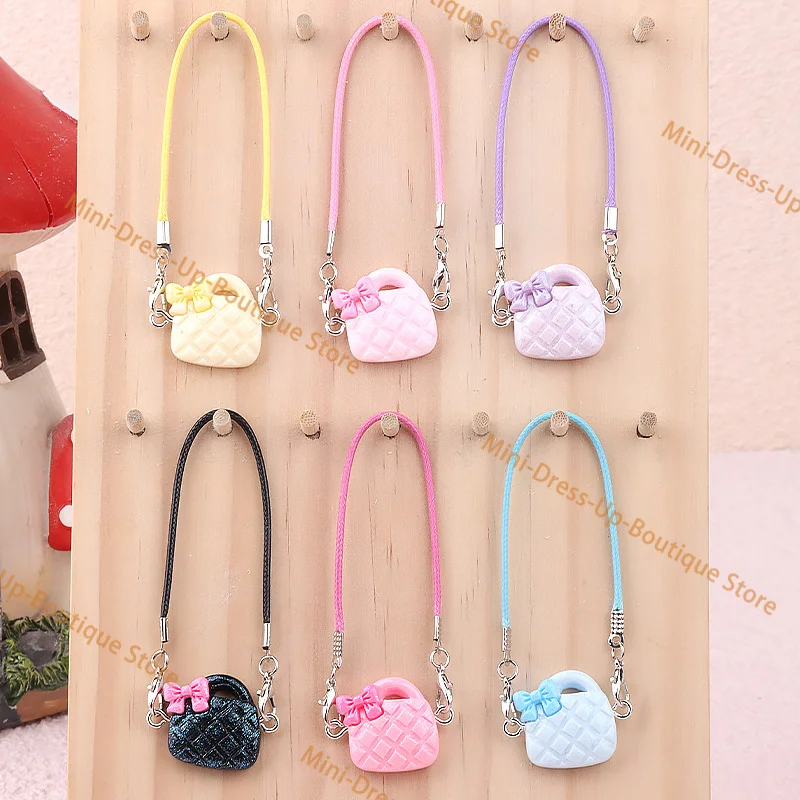 Perfect for 15-17cm Cute Plush Dolls Bow Bag Accessories Pendant Fashion Handbag Accessories Adorable Ribbon Collection Gifts