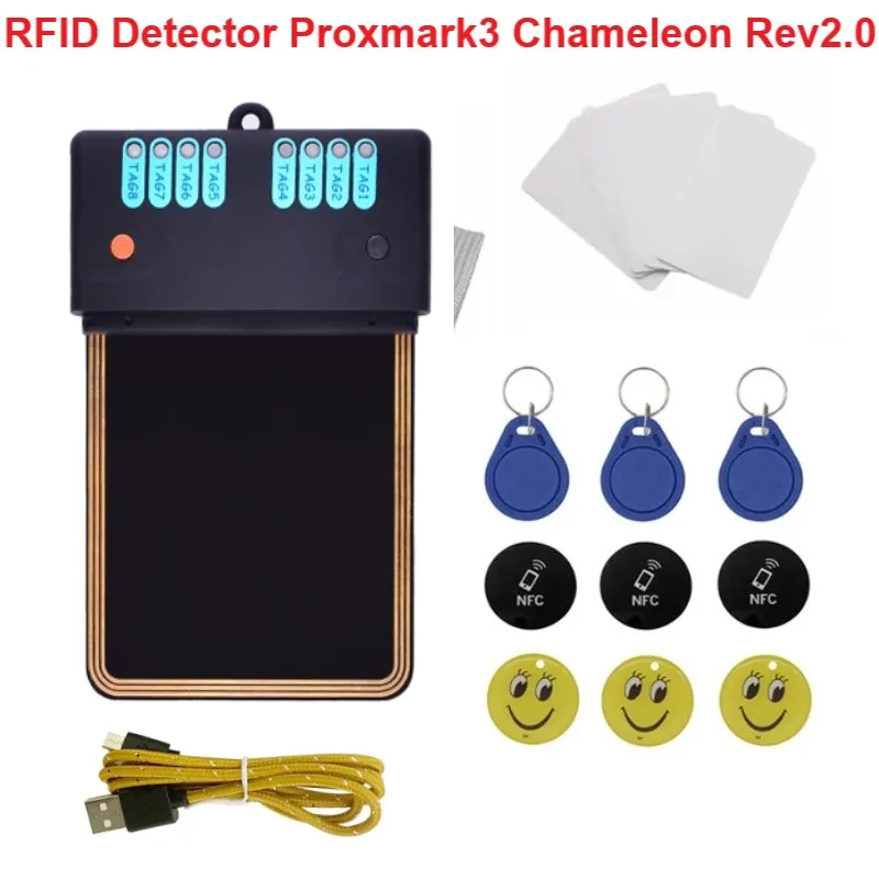 RFID Card Detector Proxmark3 Chameleon Mini2.0 Writer Reader 13.56Mhz NFC Card Reader CopierSmart Chip ISO14443 Key Cracking