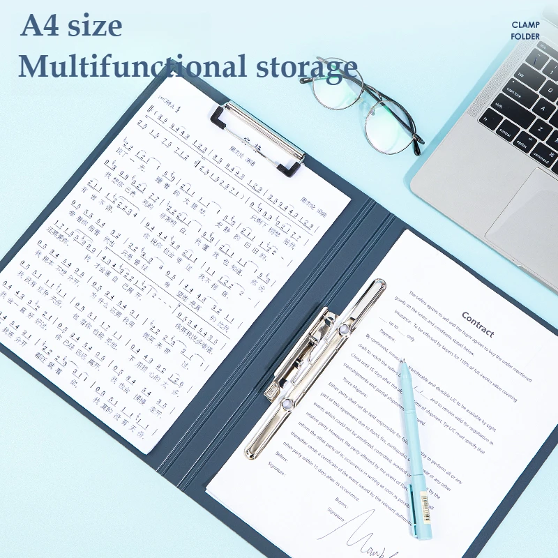 Deli 5049 Pages A4 leaf Folder Document blue Office durable student edition folding File Cover Office School Supplies