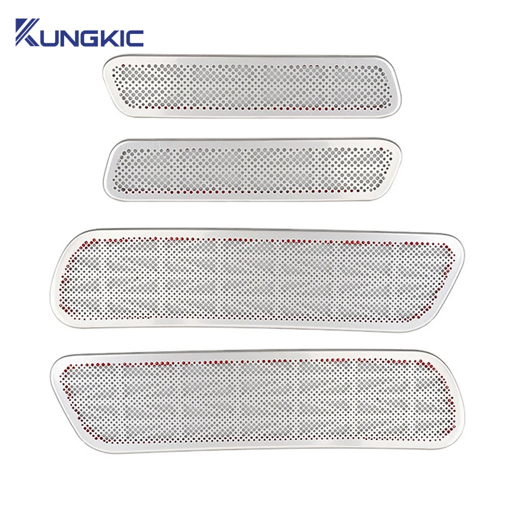For Ford Explorer 2020-2026 A Pillar C Pillar Air Outlet Decor Trim Cover Interior Air Vent Protective Bright Frame Styling