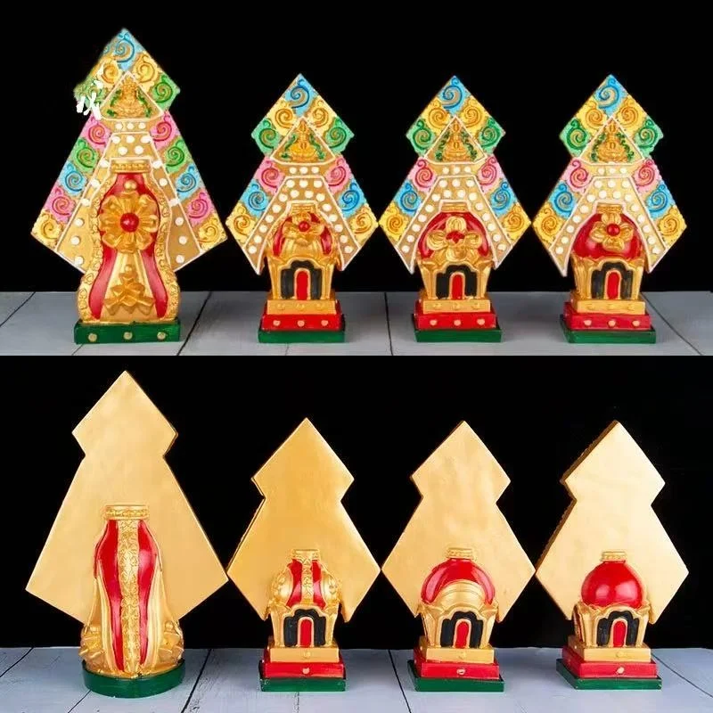 Buddhism Ghee Flower,Engraving Painting Tibetan Resin Handmade DORA,Tantric Altars Handicrafts Ornament,Buddhist Religious Item